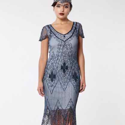 20s Glamour 2 Flapper Fringe Dress