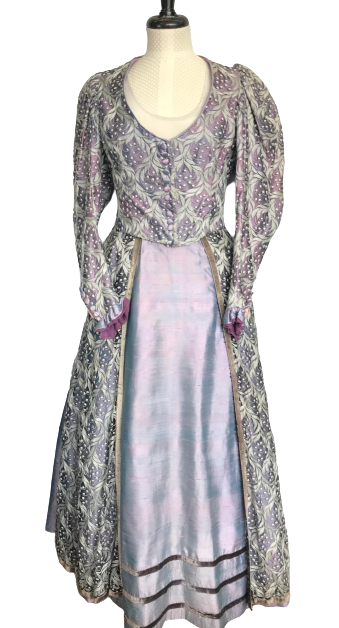 Victorian Silk Lace Bodice & skirt
