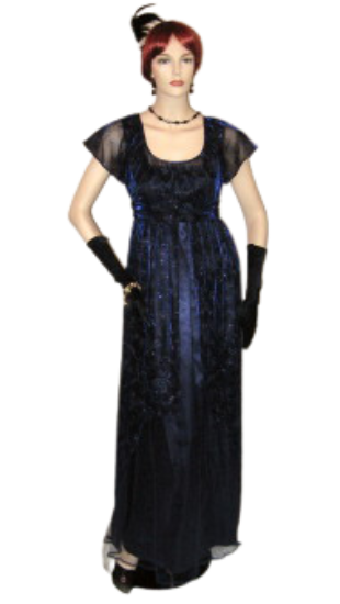 Titanic / Bridgerton Midnight Blue Dress 5.1
