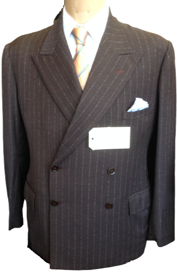 20s Double Breasted 2 piece suit with wide pants